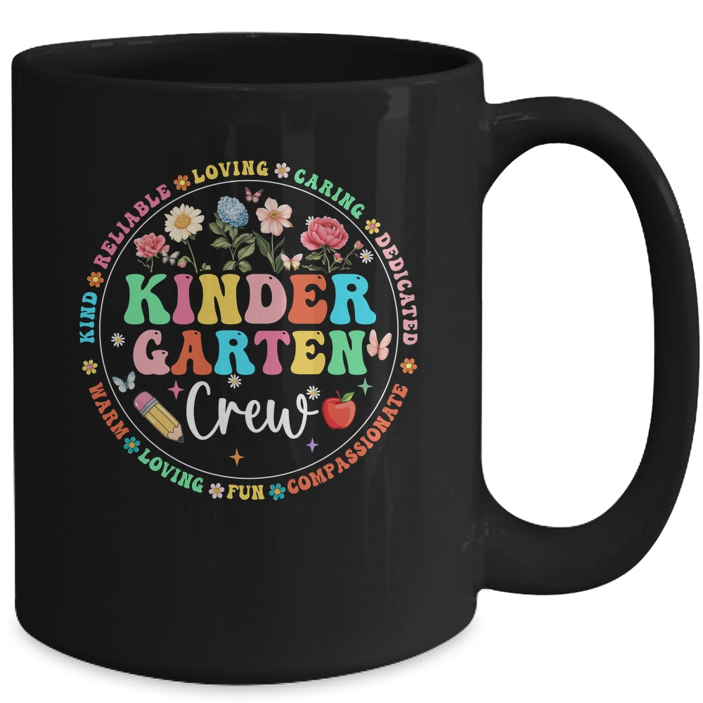 Kindergarten Crew Back To School Kindergarten Teacher Kids Mug | teecentury