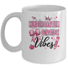 Kindergarten Vibes Back To School Coquette Teacher Girl Mug | teecentury