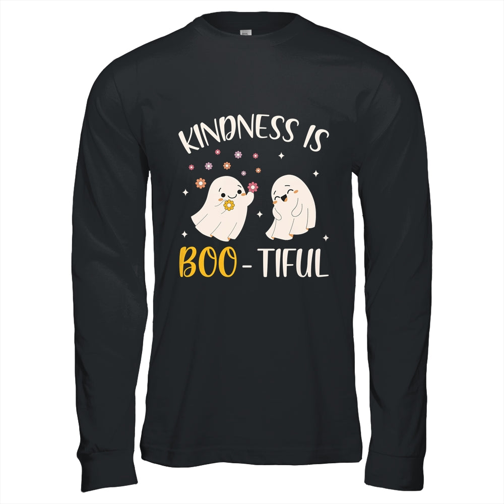 Kindness Is Boo Tiful Teacher Cute Ghost Halloween Costume Shirt & Hoodie | teecentury