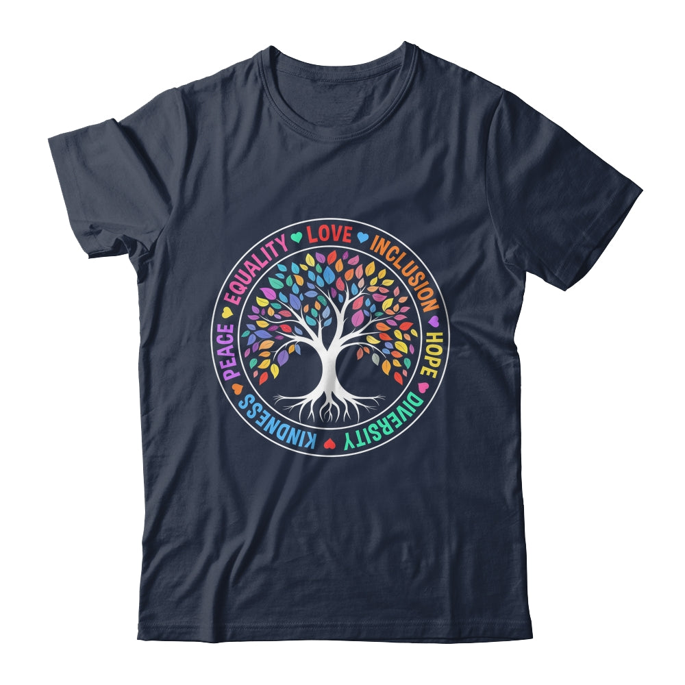 Kindness Peace Equality Love Inclusion Hope Diversity Retro Shirt & Hoodie | teecentury