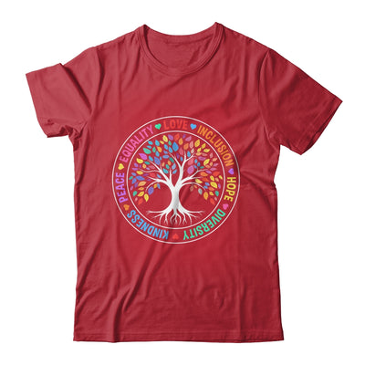 Kindness Peace Equality Love Inclusion Hope Diversity Retro Shirt & Hoodie | teecentury