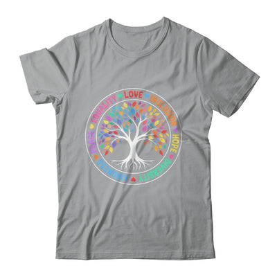 Kindness Peace Equality Love Inclusion Hope Diversity Retro Shirt & Hoodie | teecentury