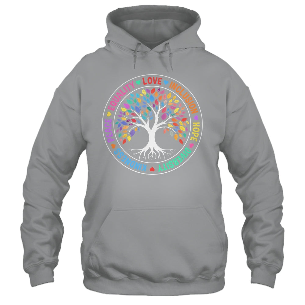 Kindness Peace Equality Love Inclusion Hope Diversity Retro Shirt & Hoodie | teecentury