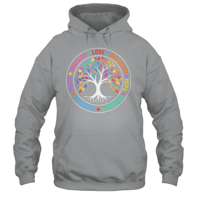 Kindness Peace Equality Love Inclusion Hope Diversity Retro Shirt & Hoodie | teecentury
