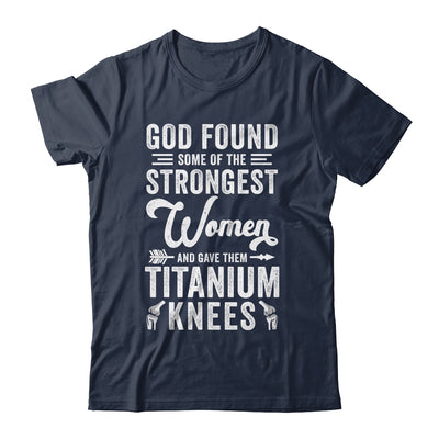 Knee Replacement Funny Strongest Women Surgery Recovery Shirt & Tank Top | teecentury