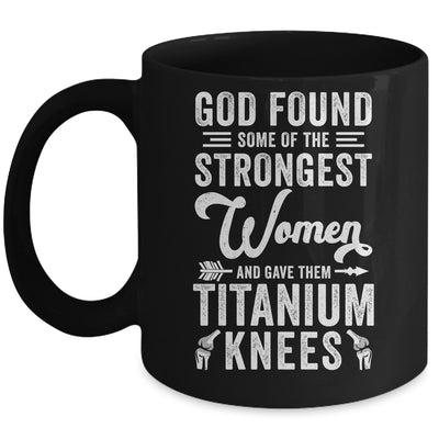 Knee Replacement Funny Strongest Women Surgery Recovery Mug | teecentury