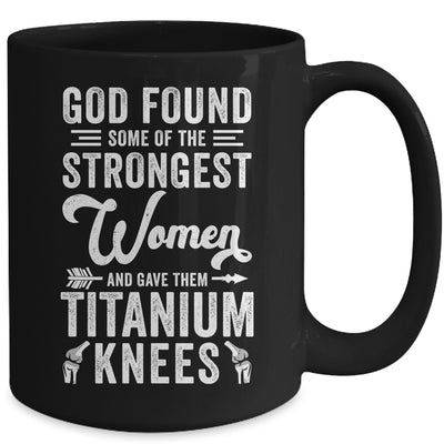 Knee Replacement Funny Strongest Women Surgery Recovery Mug | teecentury