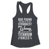 Knee Replacement Funny Strongest Women Surgery Recovery Shirt & Tank Top | teecentury