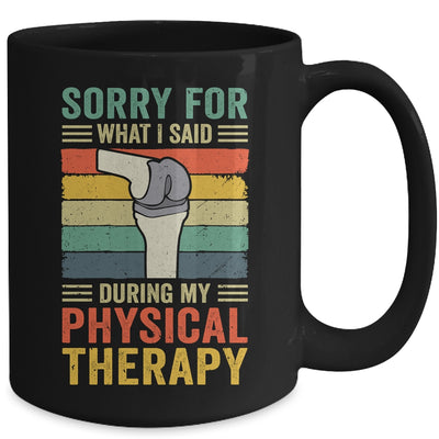 Knee Replacement Funny Therapy Surgery Recovery Arthroplasty Mug | teecentury