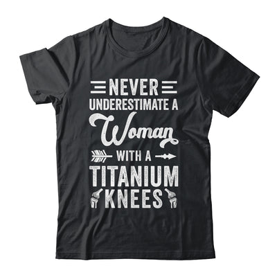 Knee Replacement Funny Woman Surgery Recovery Arthroplasty Shirt & Tank Top | teecentury