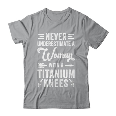 Knee Replacement Funny Woman Surgery Recovery Arthroplasty Shirt & Tank Top | teecentury