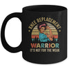 Knee Replacement Warrior African Woman Surgery Recovery Mug | teecentury