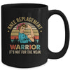 Knee Replacement Warrior Knee Surgery Recovery Retro Mug | teecentury