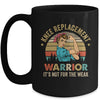 Knee Replacement Warrior Knee Surgery Recovery Retro Mug | teecentury