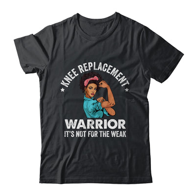 Knee Replacement Warrior Surgery Recovery African Woman Shirt & Tank Top | teecentury