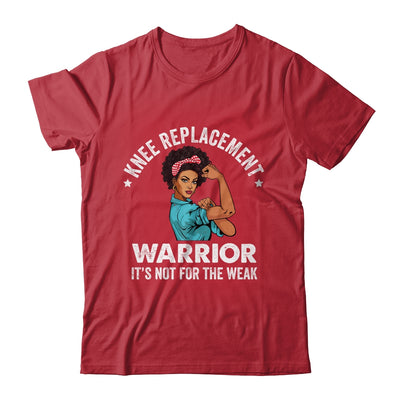 Knee Replacement Warrior Surgery Recovery African Woman Shirt & Tank Top | teecentury