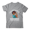 Knee Replacement Warrior Surgery Recovery African Woman Shirt & Tank Top | teecentury