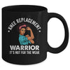 Knee Replacement Warrior Surgery Recovery African Woman Mug | teecentury