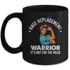 Knee Replacement Warrior Surgery Recovery African Woman Mug | teecentury