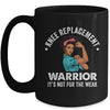 Knee Replacement Warrior Surgery Recovery African Woman Mug | teecentury