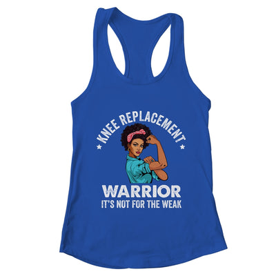 Knee Replacement Warrior Surgery Recovery African Woman Shirt & Tank Top | teecentury