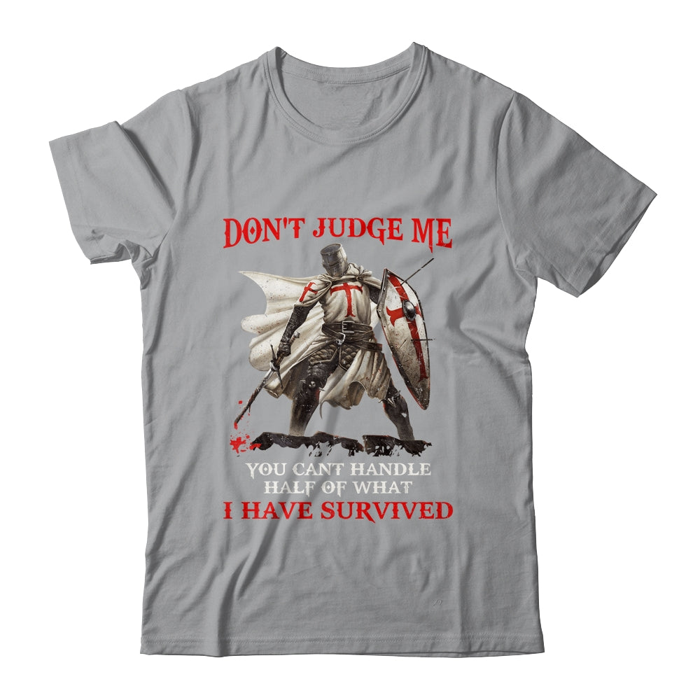 Knight Templar Christian Warrior Of God Don’t Judge Me Shirt & Hoodie | teecentury