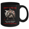 Knight Templar Christian Warrior Of God Don’t Judge Me Mug | teecentury