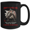 Knight Templar Christian Warrior Of God Don’t Judge Me Mug | teecentury