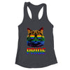 LGBT Cat Gay Pride LGBTQ Rainbow Flag Cool Sunglasses Shirt & Tank Top | teecentury