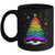 LGBT Flag Christmas Tree Merry Xmas Gay LGBT Pride Rainbow Mug | teecentury
