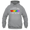 LGBT Heart Retro Be A Decent Human It's Not That Hard Shirt & Tank Top | teecentury
