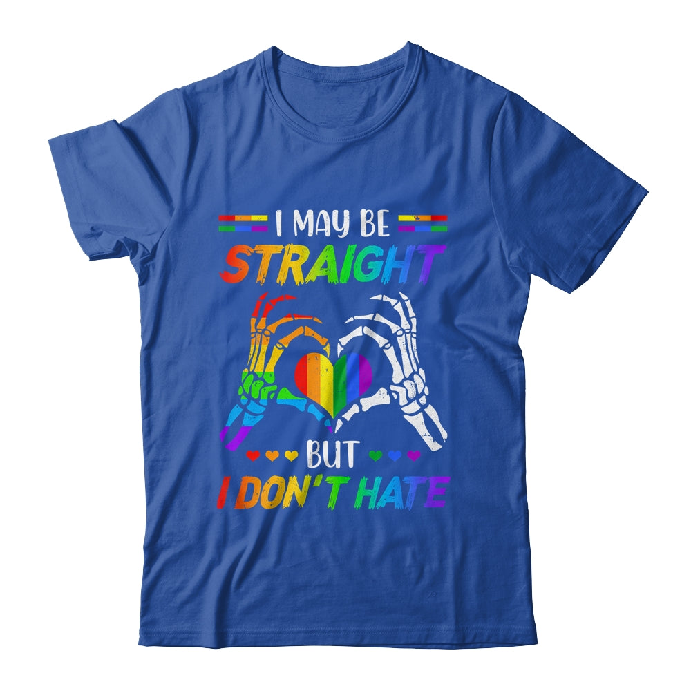 LGBT I May Be Straight But I Don't Hate LGBT Gay Pride Shirt & Tank Top | teecentury