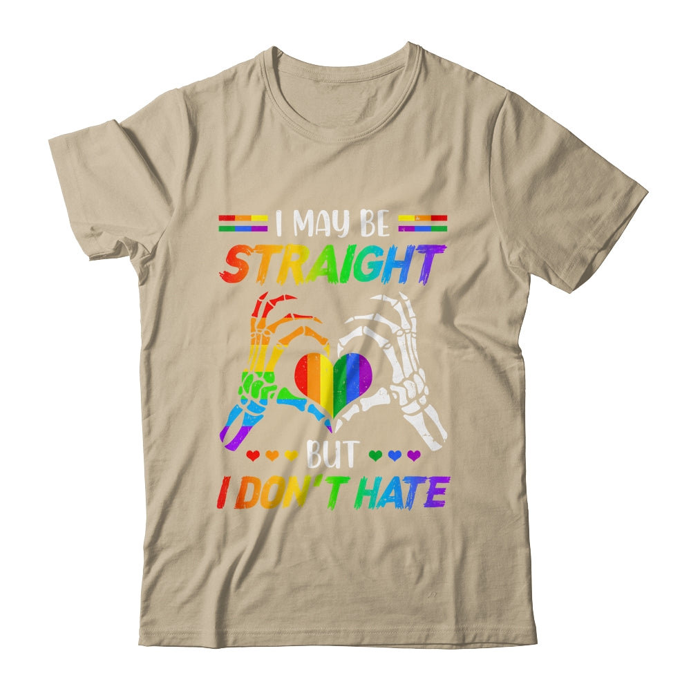 LGBT I May Be Straight But I Don't Hate LGBT Gay Pride Shirt & Tank Top | teecentury