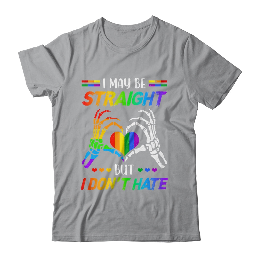 LGBT I May Be Straight But I Don't Hate LGBT Gay Pride Shirt & Tank Top | teecentury