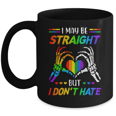 LGBT I May Be Straight But I Don't Hate LGBT Gay Pride Mug | teecentury