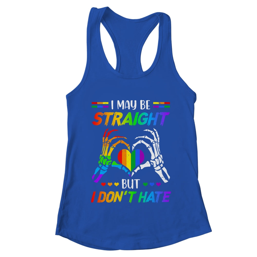 LGBT I May Be Straight But I Don't Hate LGBT Gay Pride Shirt & Tank Top | teecentury