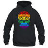 LGBT Rainbow Flag Skull Ally LGBTQ Pride Month Men Women Shirt & Tank Top | teecentury