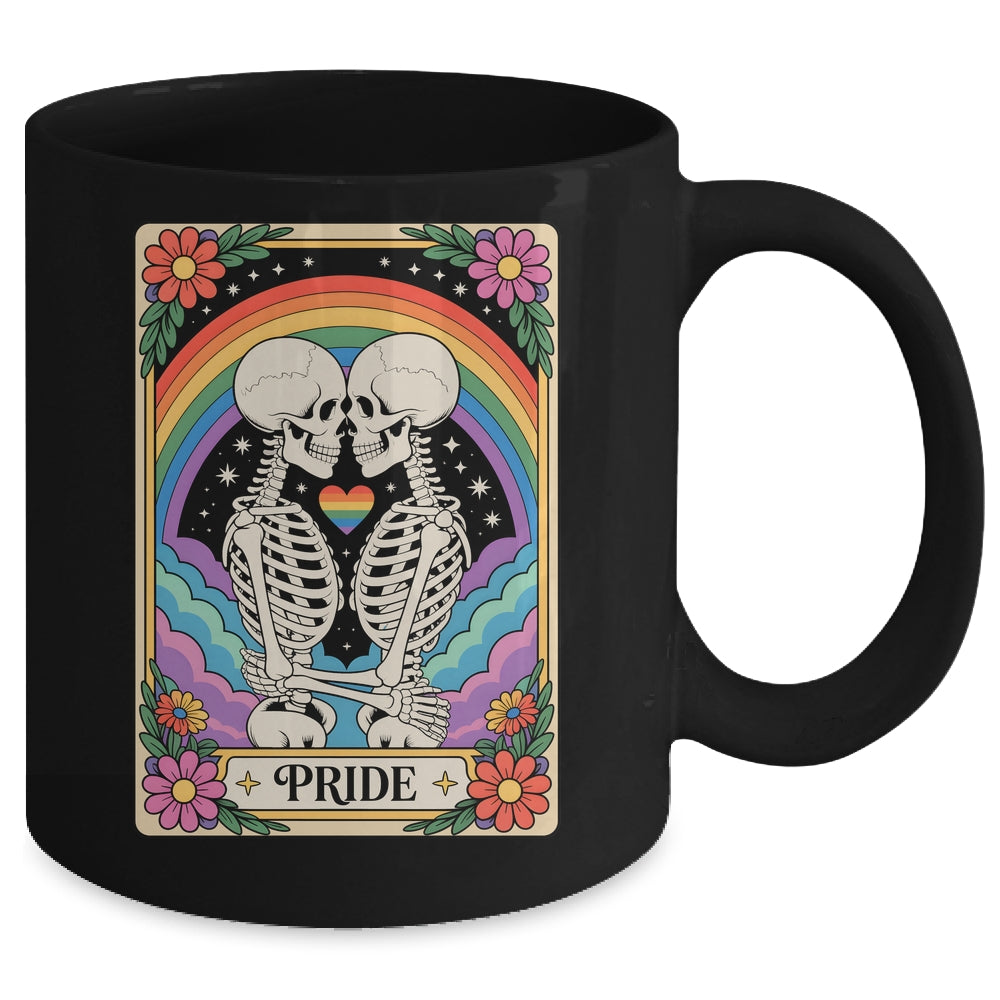 LGBT Tarot Card LGBTQ+ Pride Equal Rights Gay Transgender Mug | teecentury