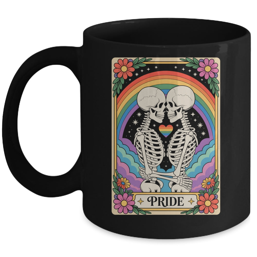 LGBT Tarot Card LGBTQ+ Pride Equal Rights Gay Transgender Mug | teecentury