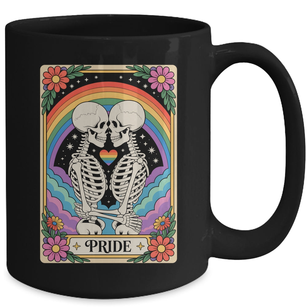 LGBT Tarot Card LGBTQ+ Pride Equal Rights Gay Transgender Mug | teecentury