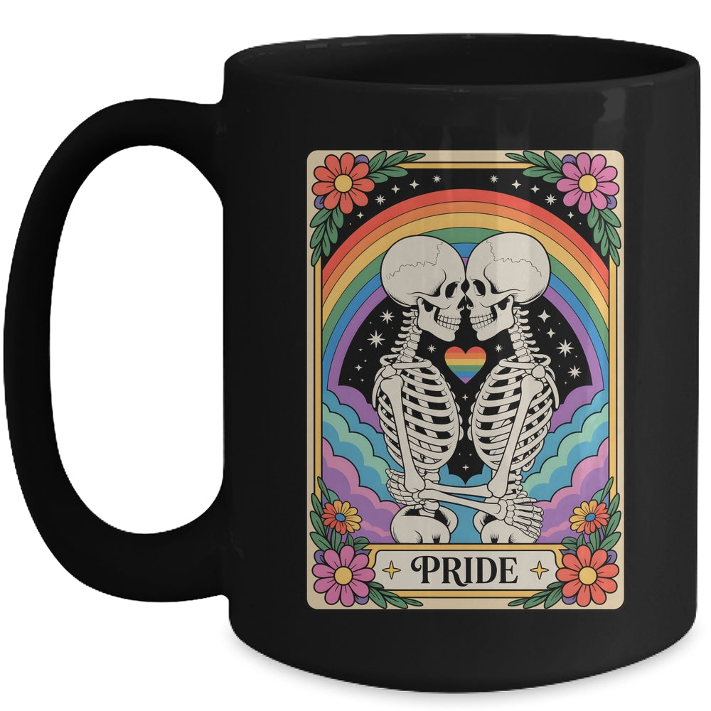 LGBT Tarot Card LGBTQ+ Pride Equal Rights Gay Transgender Mug | teecentury