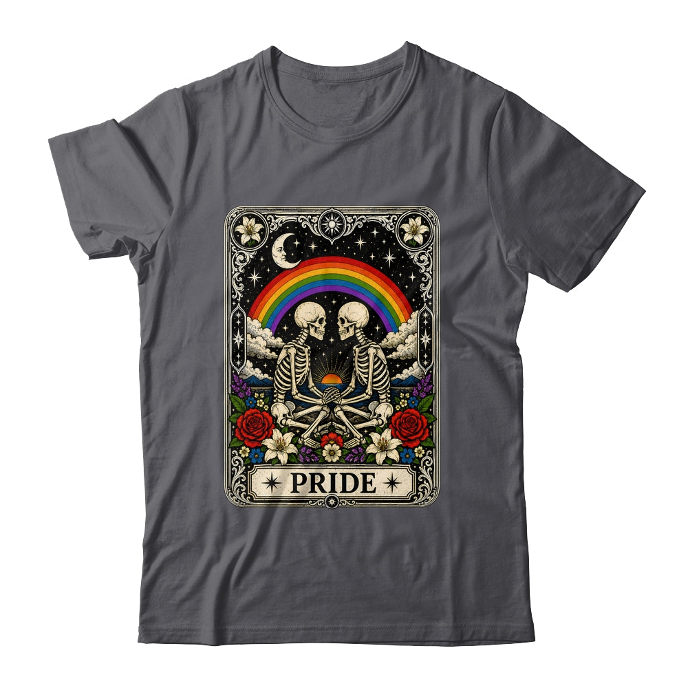 LGBT Tarot Skeleton Gay Pride LGBTQ Equal Rights Transgender Shirt & Tank Top | teecentury