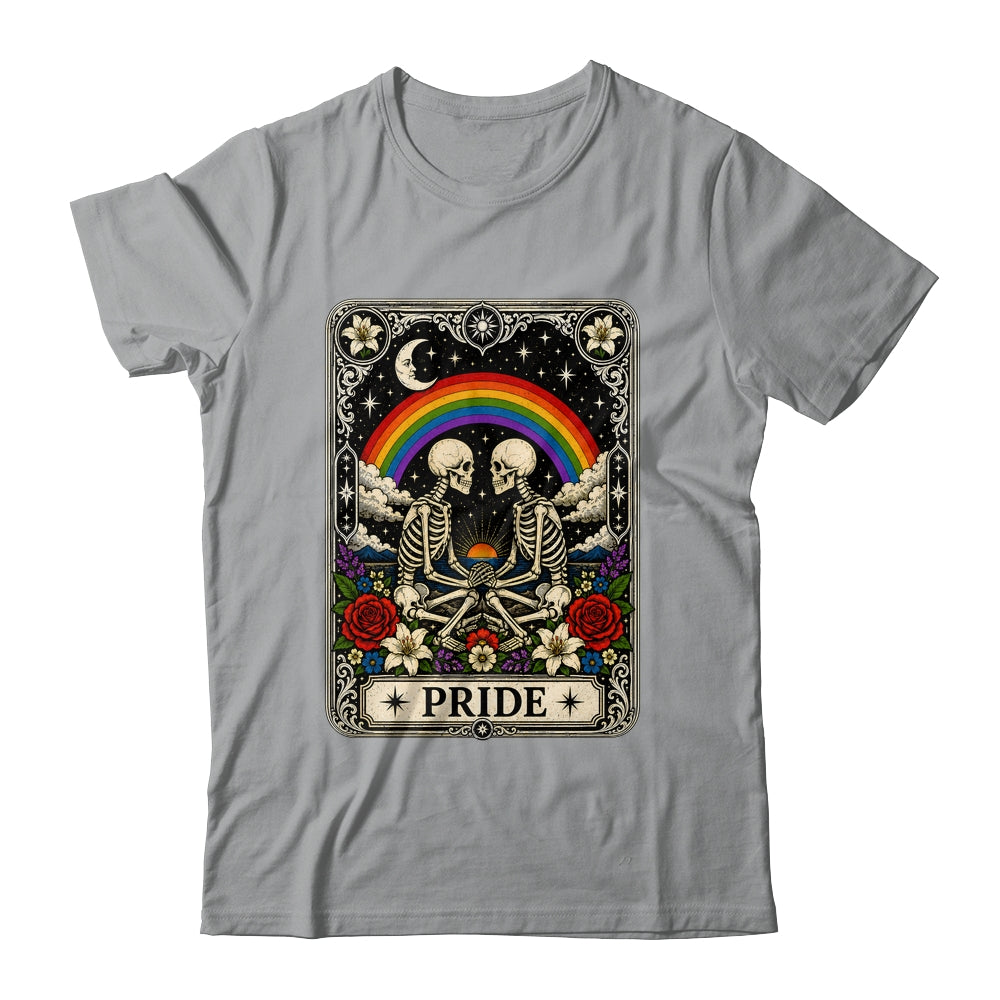 LGBT Tarot Skeleton Gay Pride LGBTQ Equal Rights Transgender Shirt & Tank Top | teecentury