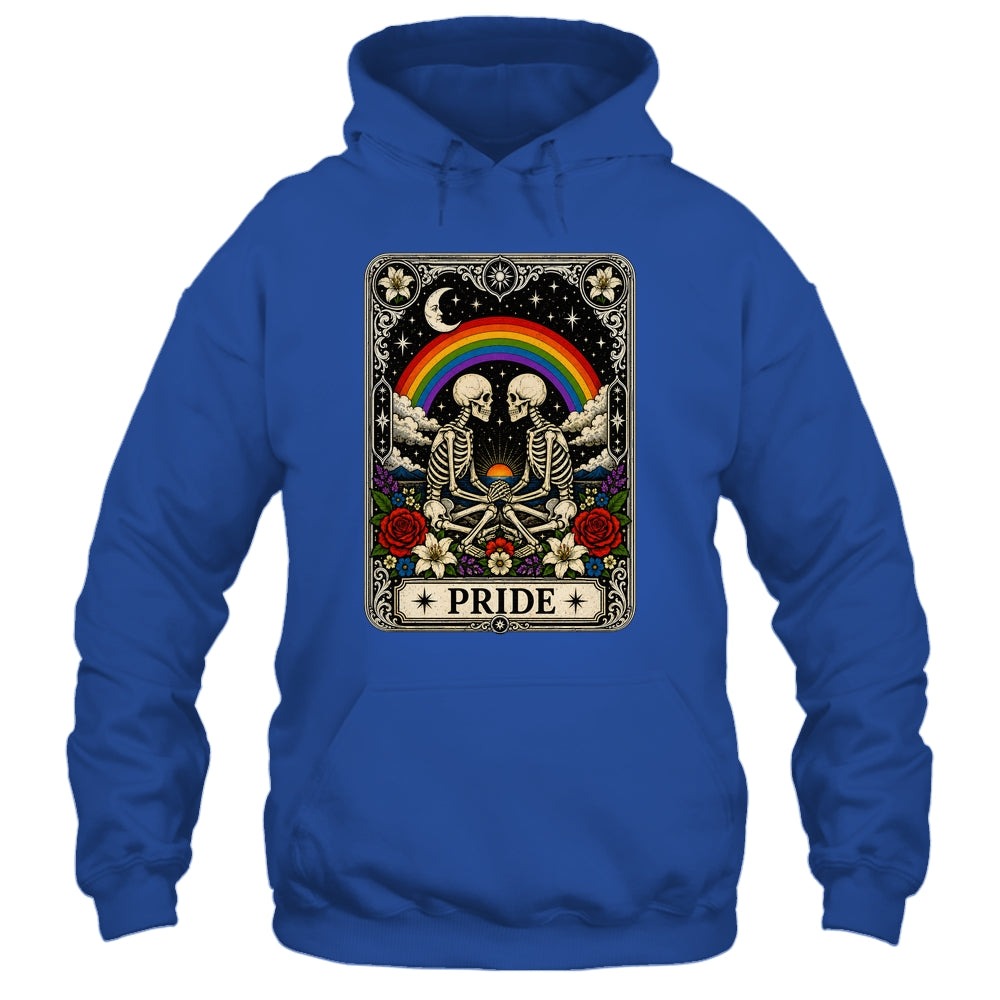 LGBT Tarot Skeleton Gay Pride LGBTQ Equal Rights Transgender Shirt & Tank Top | teecentury