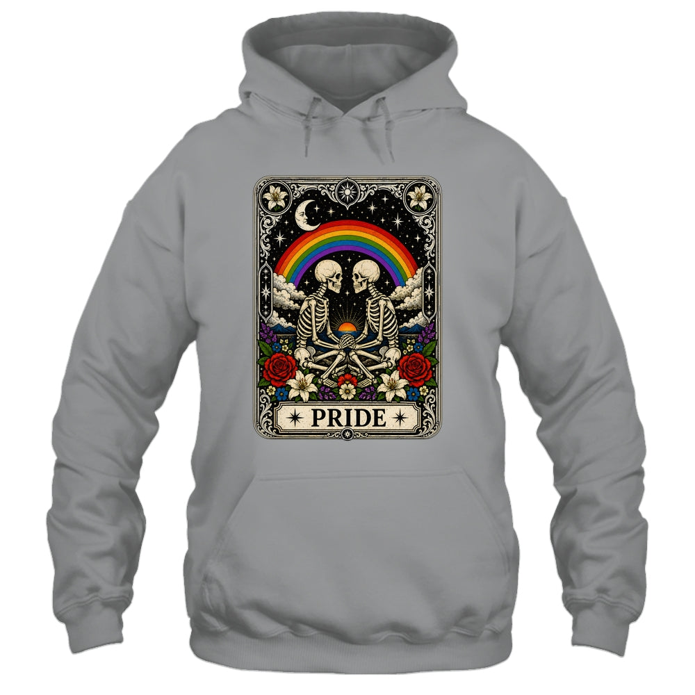 LGBT Tarot Skeleton Gay Pride LGBTQ Equal Rights Transgender Shirt & Tank Top | teecentury