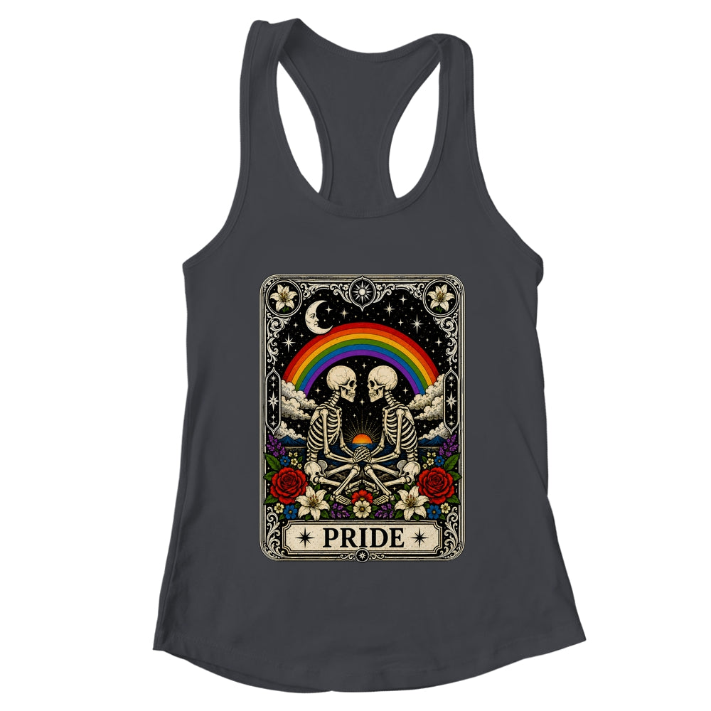 LGBT Tarot Skeleton Gay Pride LGBTQ Equal Rights Transgender Shirt & Tank Top | teecentury