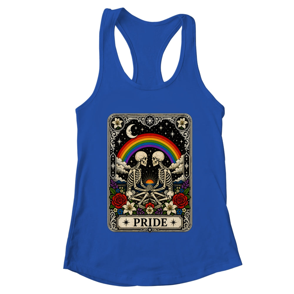 LGBT Tarot Skeleton Gay Pride LGBTQ Equal Rights Transgender Shirt & Tank Top | teecentury