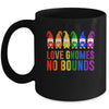 LOVE LGBT Rainbow Gnomes LGBTQ Couple Squad Gay Mug | teecentury