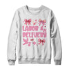 L&D Labor And Delivery Nurse Cute Coquette Pink Bow Ribbon Shirt & Sweatshirt | teecentury