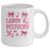 L&D Labor And Delivery Nurse Cute Coquette Pink Bow Ribbon Mug | teecentury